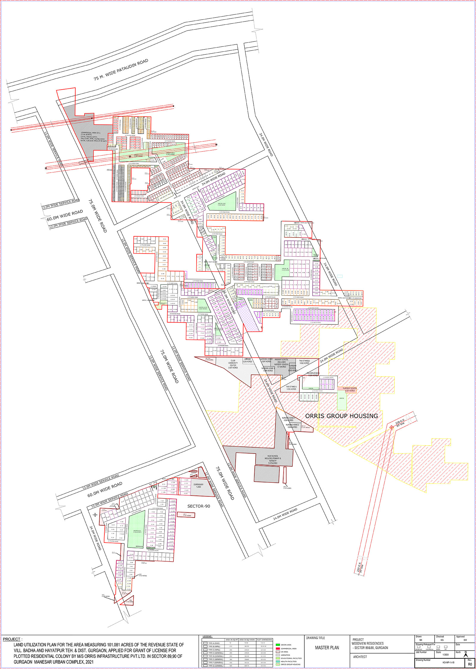 Master Plan of Orris Woodview Residences