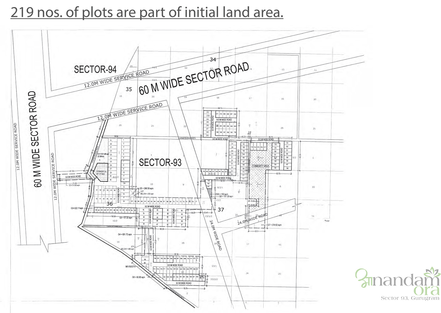 Master Plan of Orris Anandam Ora