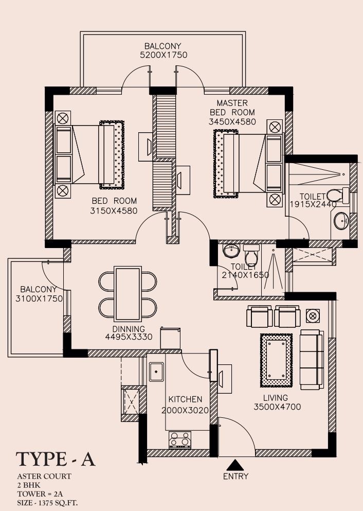 Orris  Aster Court  floor plan