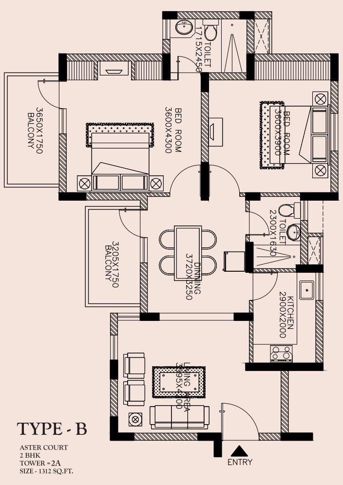 Orris  Aster Court  floor plan