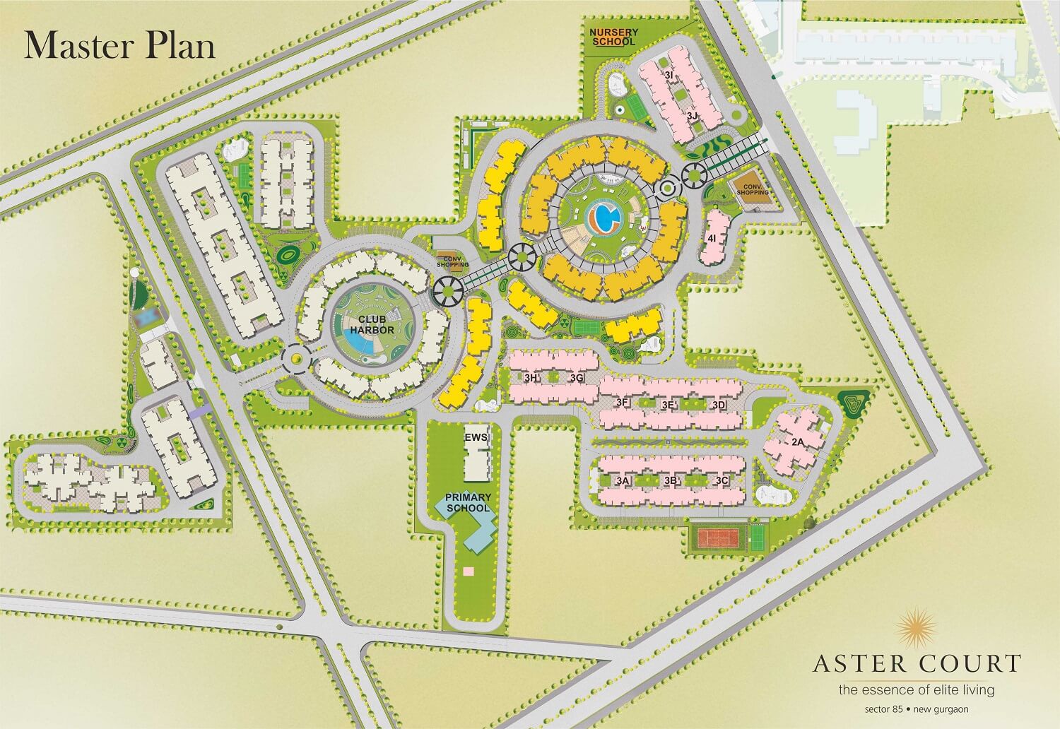 Orris  Aster Court  master plan
