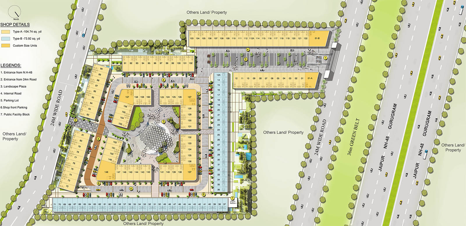 Master Plan of Orris Gateway SCO Plots